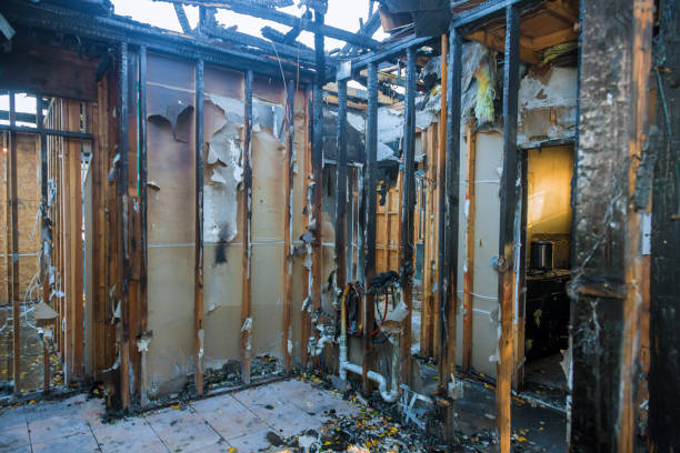 Professional Fire Damage Repair technician working in Malvern, OH